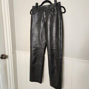 & OTHER STORIES Black Leather Pants